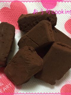 生チョコ-レシピのメイン写真