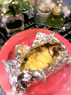 簡単レシピ★きのこたっぷり鮭ホイル焼き-レシピのメイン写真