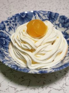 栗きんとんアレンジ!モンブランプリン☆-レシピのメイン写真
