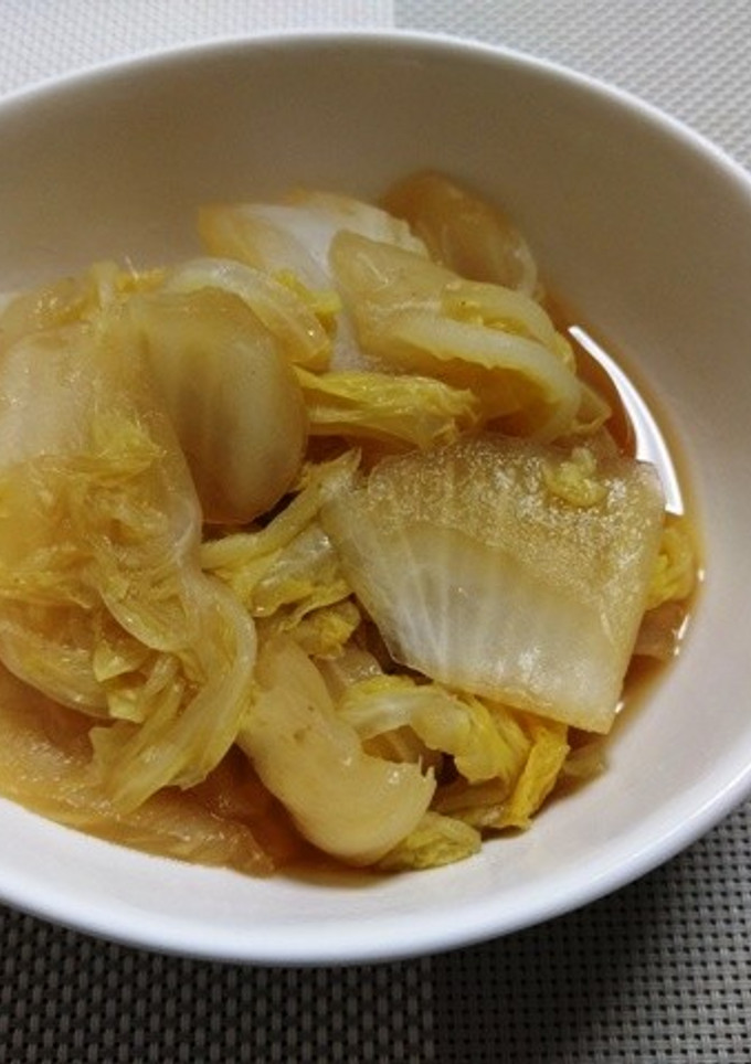 【大量消費】簡単無水調理*白菜の煮びたし-レシピのメイン写真