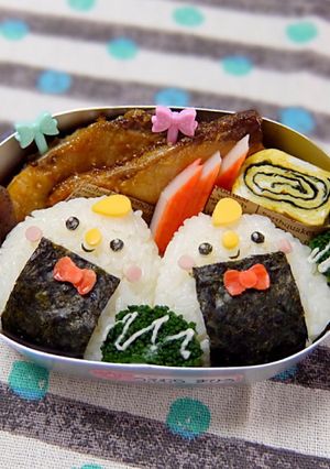 三角おにぎりくん♡お弁当 幼稚園-レシピのメイン写真
