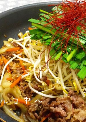 大皿一品！超簡単〜野菜たっぷりのプルコギ-レシピのメイン写真