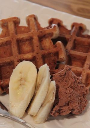 チョコレートワッフル-レシピのメイン写真