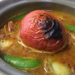 焼きトマトのカレースープ-レシピのメイン写真