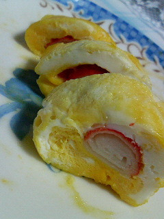 ◆レンジで簡単◆かにかま卵焼き-レシピのメイン写真