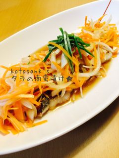 揚げない☆タラの南蛮漬け☆野菜たっぷり!-レシピのメイン写真