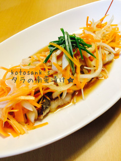 揚げない☆タラの南蛮漬け☆野菜たっぷり!-レシピのメイン写真