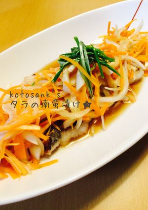 揚げない☆タラの南蛮漬け☆野菜たっぷり！-レシピのメイン写真