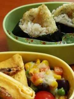 天丼風?簡単!天むす弁当☆-レシピのメイン写真