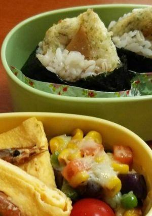 天丼風？簡単！天むす弁当☆-レシピのメイン写真