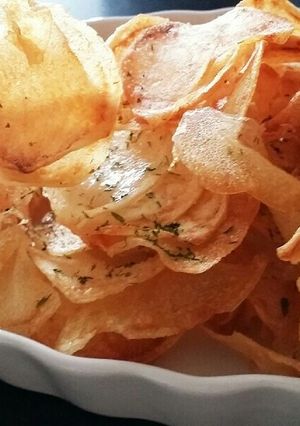 簡単⭐ポテトチップス＋青のり-レシピのメイン写真