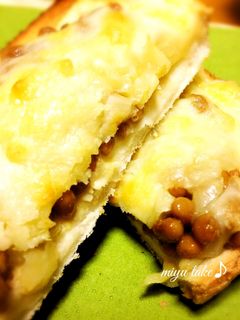 納豆チーズトースト♪.*・゚ .゚・*.-レシピのメイン写真