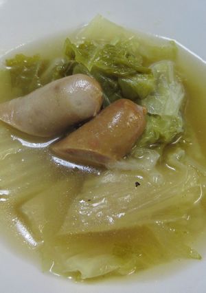 冷凍保存した白菜で簡単スープ-レシピのメイン写真