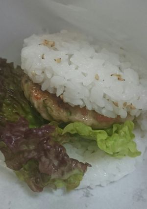 つくねライスバーガー-レシピのメイン写真