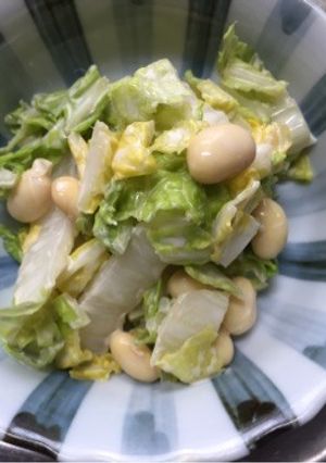 白菜と大豆のサラダ-レシピのメイン写真