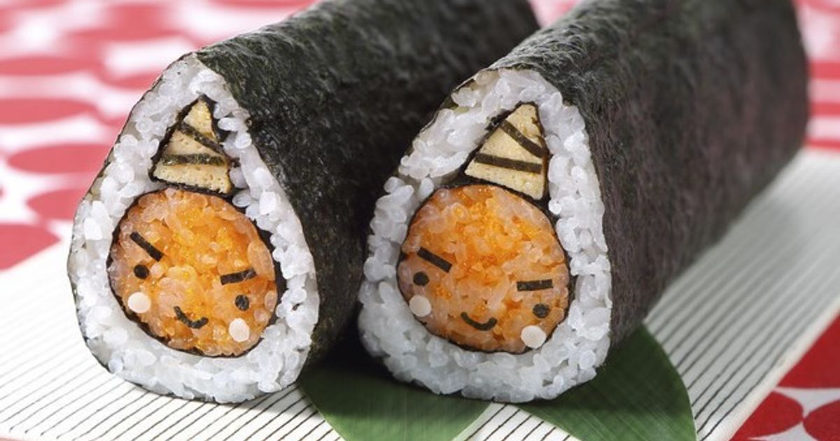 節分☆恵方巻・鬼巻き寿司 by クレハ【クレラップ