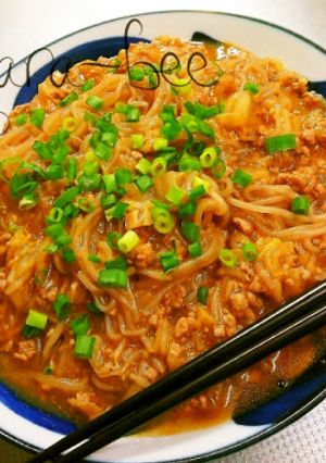 まるで春雨♡白菜たっぷり麻婆しらたき-レシピのメイン写真