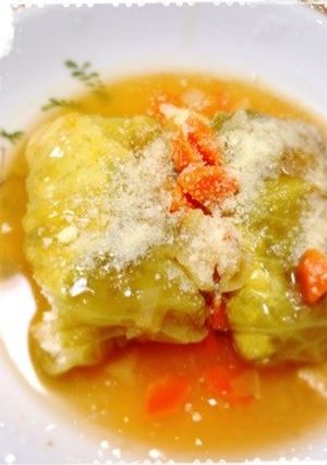 鳥ササミ&豆腐の絶品ロールキャベツ-レシピのメイン写真