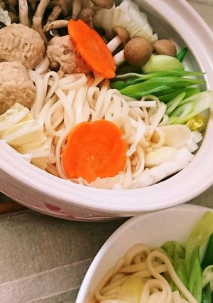 煮込みうどん＊一人鍋-レシピのメイン写真
