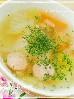 白菜&ベーコンのコンソメスープ-レシピのメイン写真