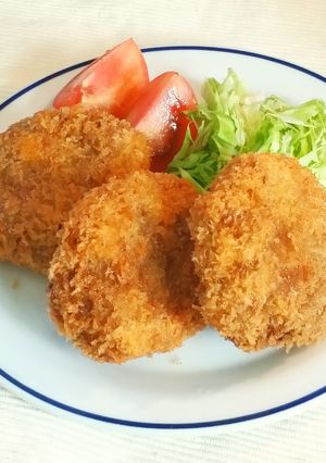 安い挽肉で旨ジューシー♪神戸ミンチカツ風-レシピのメイン写真