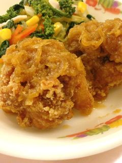 南房総市給食◆鶏肉のねぎソースがけ-レシピのメイン写真