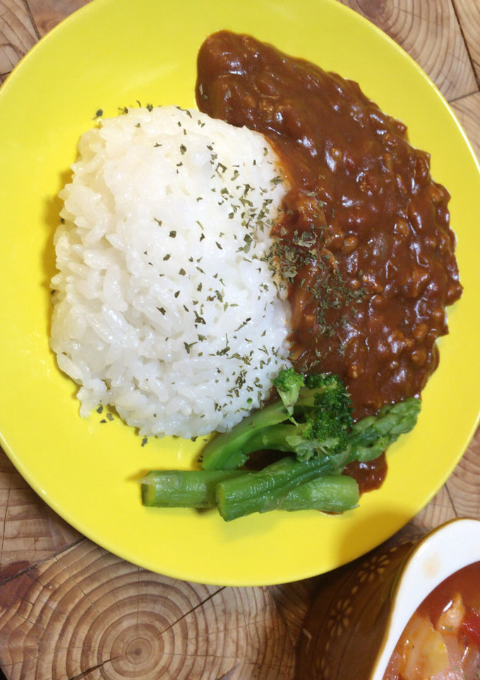 挽肉とトマトのドライカレー♫簡単♡-レシピのメイン写真