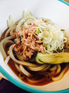 ツナとナスのぶっかけうどん♡節約術-レシピのメイン写真