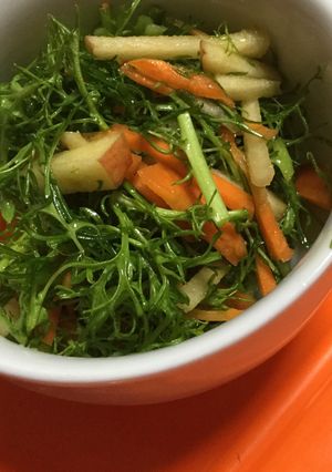 サラダからし菜の基本サラダ-レシピのメイン写真