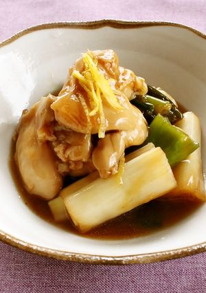 レンジで簡単うまい♪ネギと鶏肉の甘辛煮-レシピのメイン写真