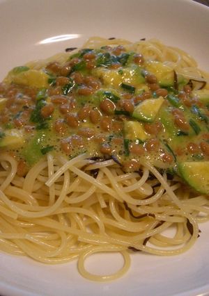 アボカド納豆パスタ-レシピのメイン写真