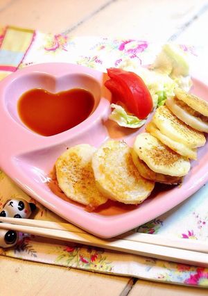 あんにゃの山いも肉だんご焼き♡-レシピのメイン写真