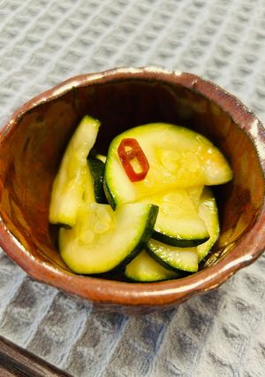 ズッキーニの浅漬け風⭐︎-レシピのメイン写真