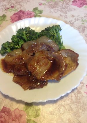 カレー風味の絶品！豚ロース生姜焼き♪-レシピのメイン写真