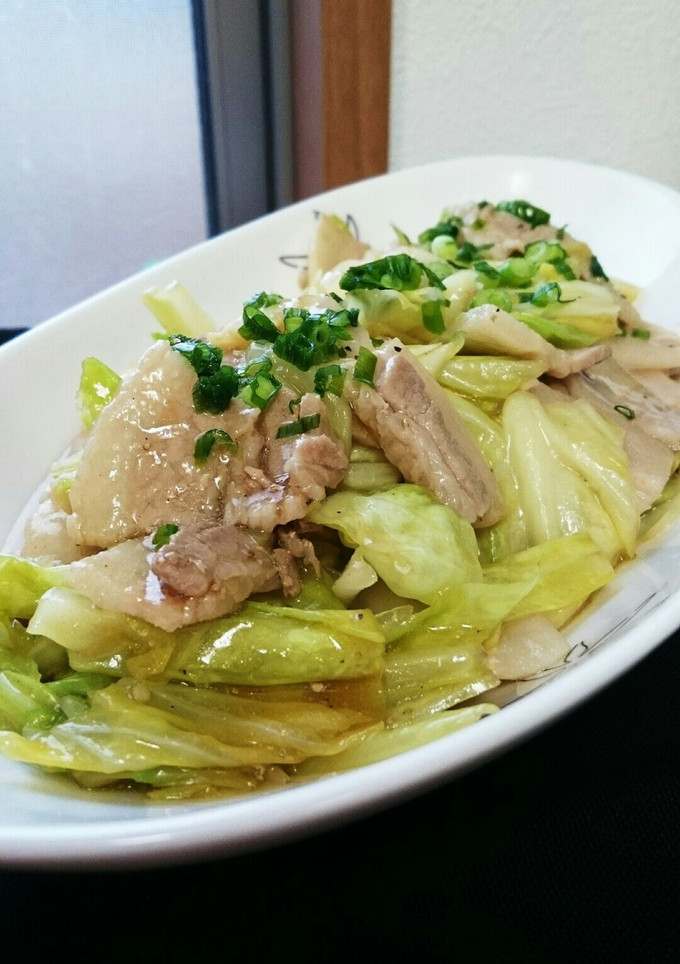 ご飯が進む!!豚バラとキャベツの中華炒め-レシピのメイン写真