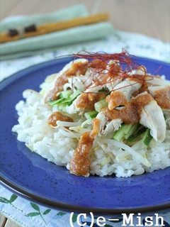 【炊飯器で簡単!】棒々鶏ごはん-レシピのメイン写真