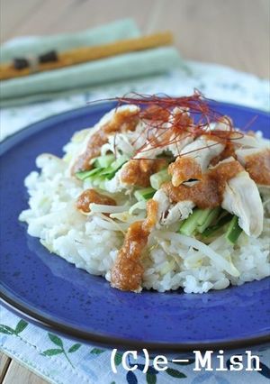 【炊飯器で簡単！】棒々鶏ごはん-レシピのメイン写真