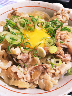 簡単お鍋で豚丼-レシピのメイン写真