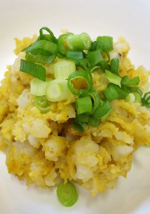 漢方医お勧め薬膳！山芋と卵の焼き物-レシピのメイン写真
