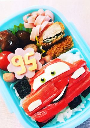 キャラ弁＊カーズ〈マックイーン〉-レシピのメイン写真