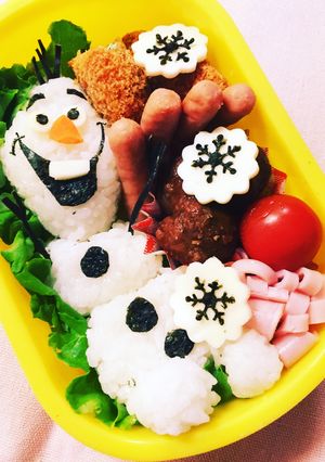 キャラ弁＊オラフ-レシピのメイン写真