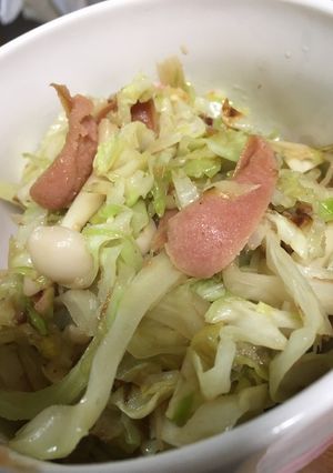 キャベツの副菜。あったかサラダ♩-レシピのメイン写真