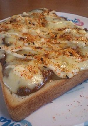 ☆カレーチーズ☆七味マヨトースト-レシピのメイン写真