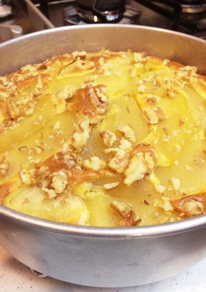 大絶賛！HM使用♡りんごと胡桃のケーキ-レシピのメイン写真