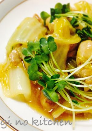 鶏もも肉と白菜のオイスターソース炒め-レシピのメイン写真
