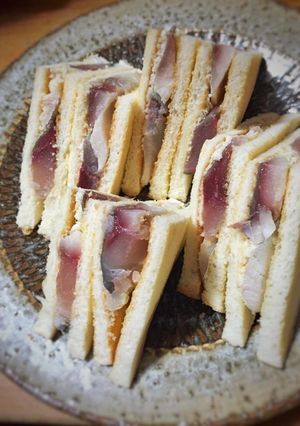 「美味しんぼ」のシメサバサンドイッチ-レシピのメイン写真