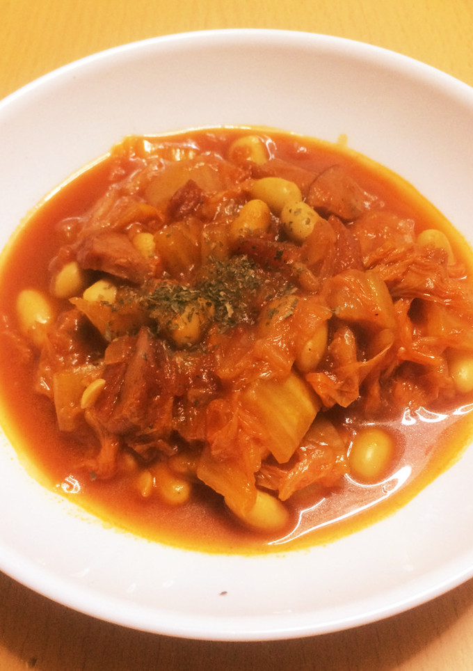 基本の完熟トマトソースで白菜煮-レシピのメイン写真