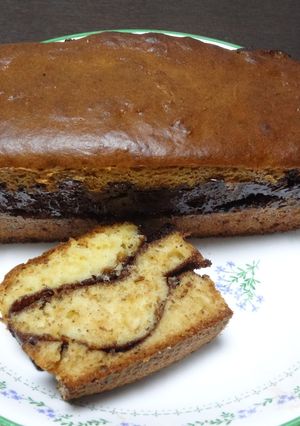 チョコ・ミルフィール・パウンドケーキ-レシピのメイン写真