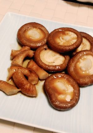 【シンプルおつまみ】しいたけ焼き-レシピのメイン写真