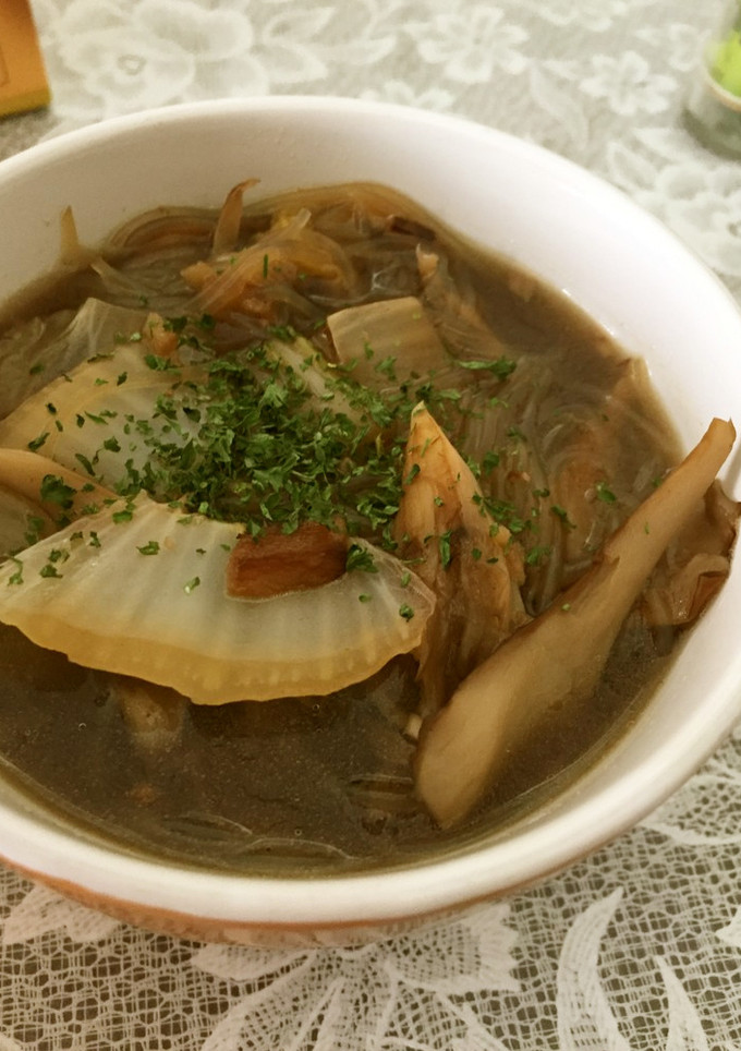 舞茸と白菜の春雨中華スープ-レシピのメイン写真